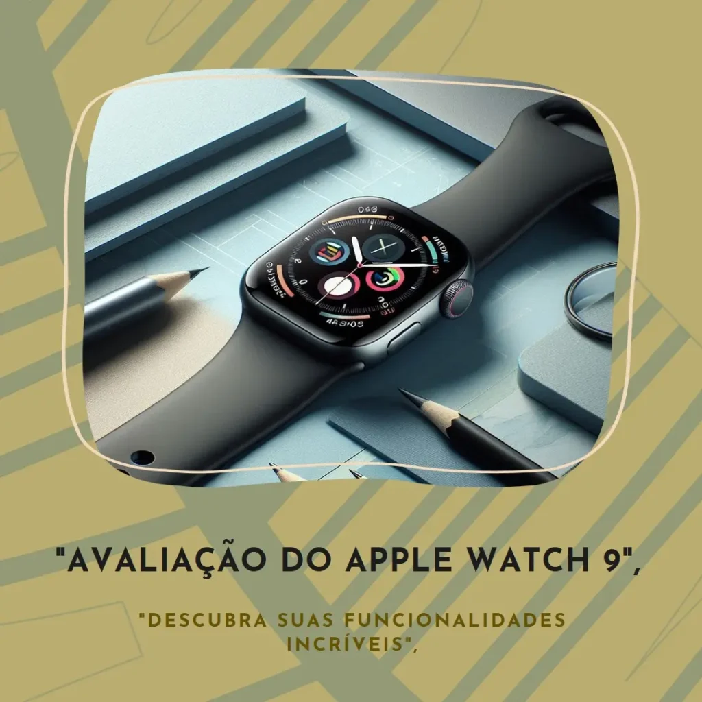 Apple Watch Series 9 GPS: Caixa de Alumínio 45mm com Pulseira Esportiva