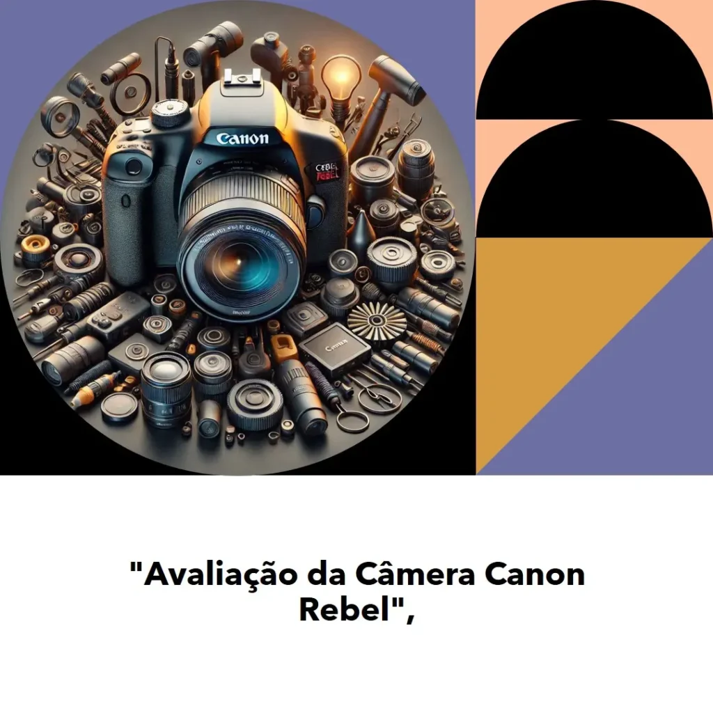 Câmera Canon EOS Rebel T7 com Lente EF-S 18-55mm f/3.5-5.6 IS II