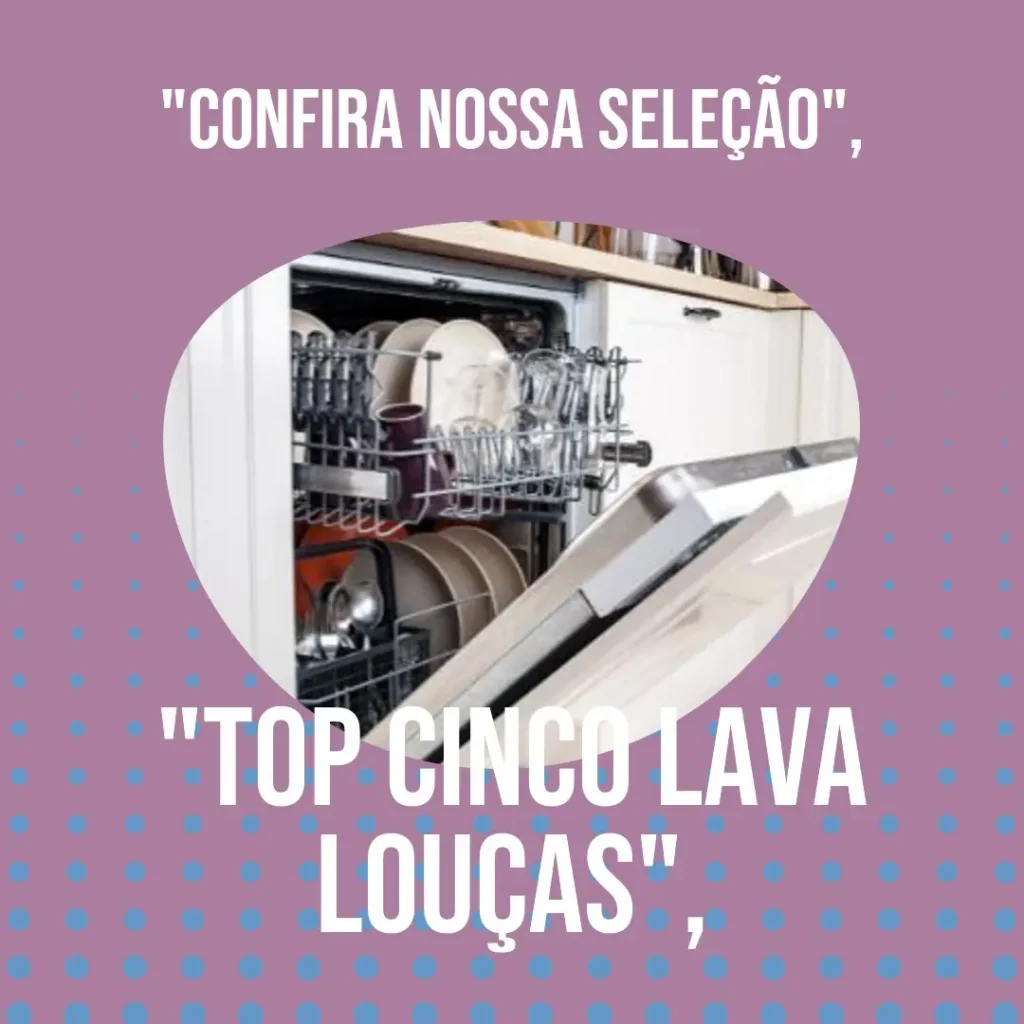 Top Cinco lava loucas 6 servicos