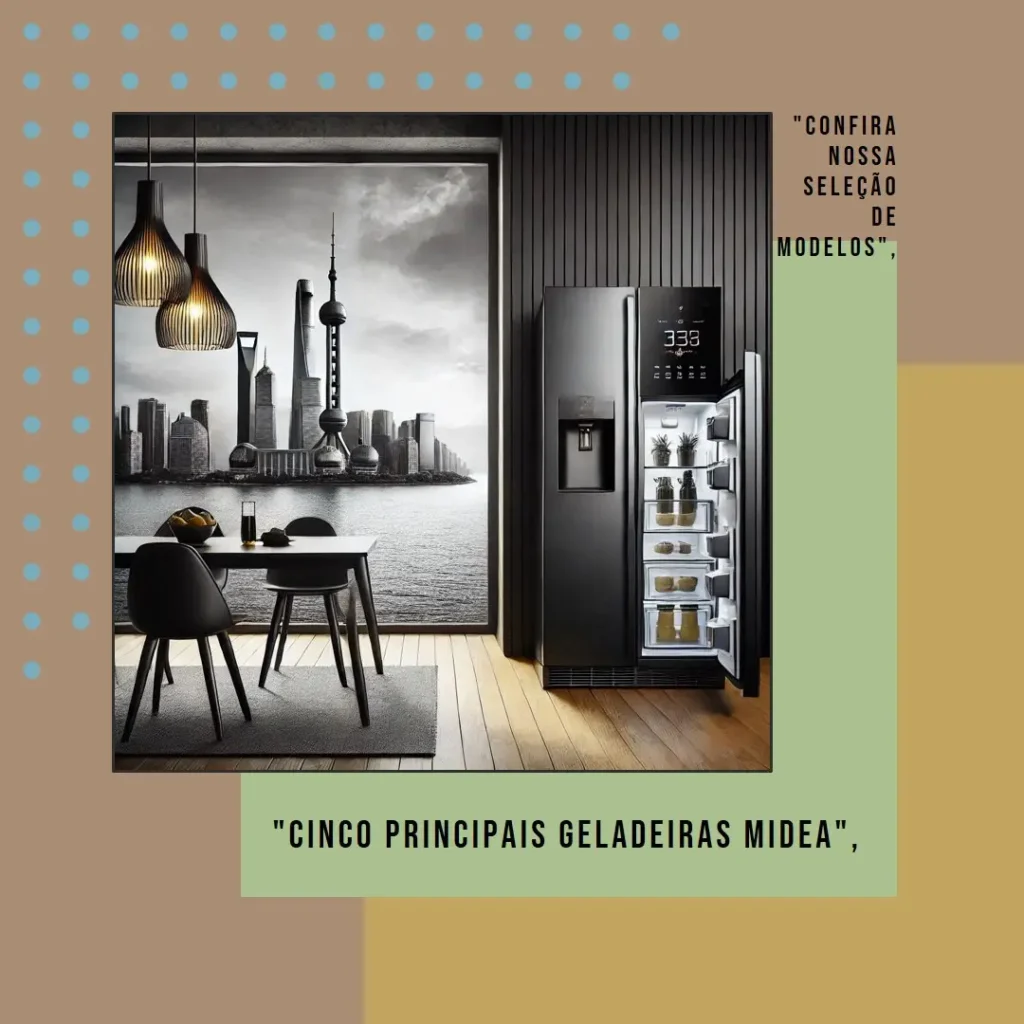 Top Cinco Modelos de frigobar Midea 93 litros black edition