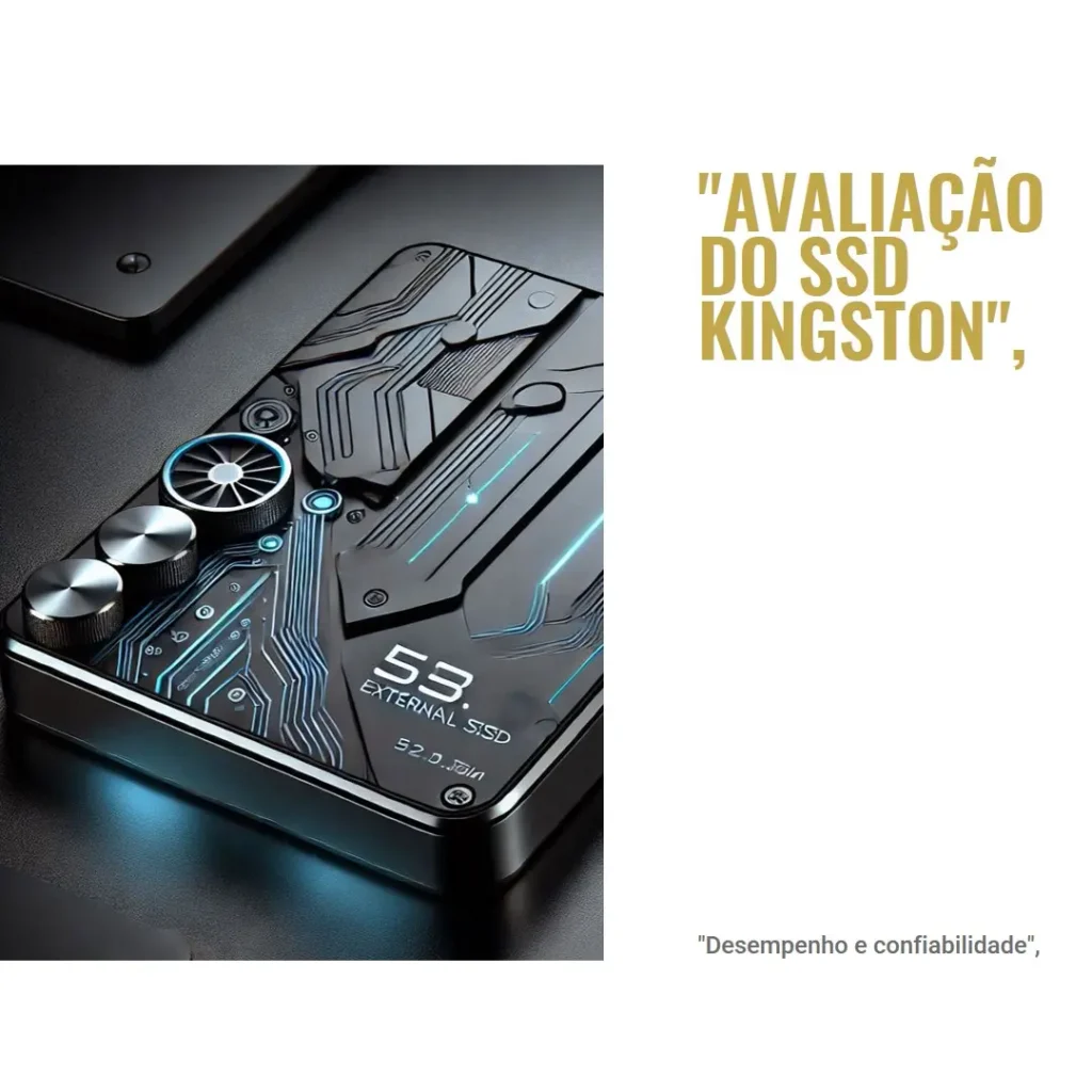 SSD Externo Kingston Portátil 4TB USB 3.2 – Alta Velocidade e Confiabilidade