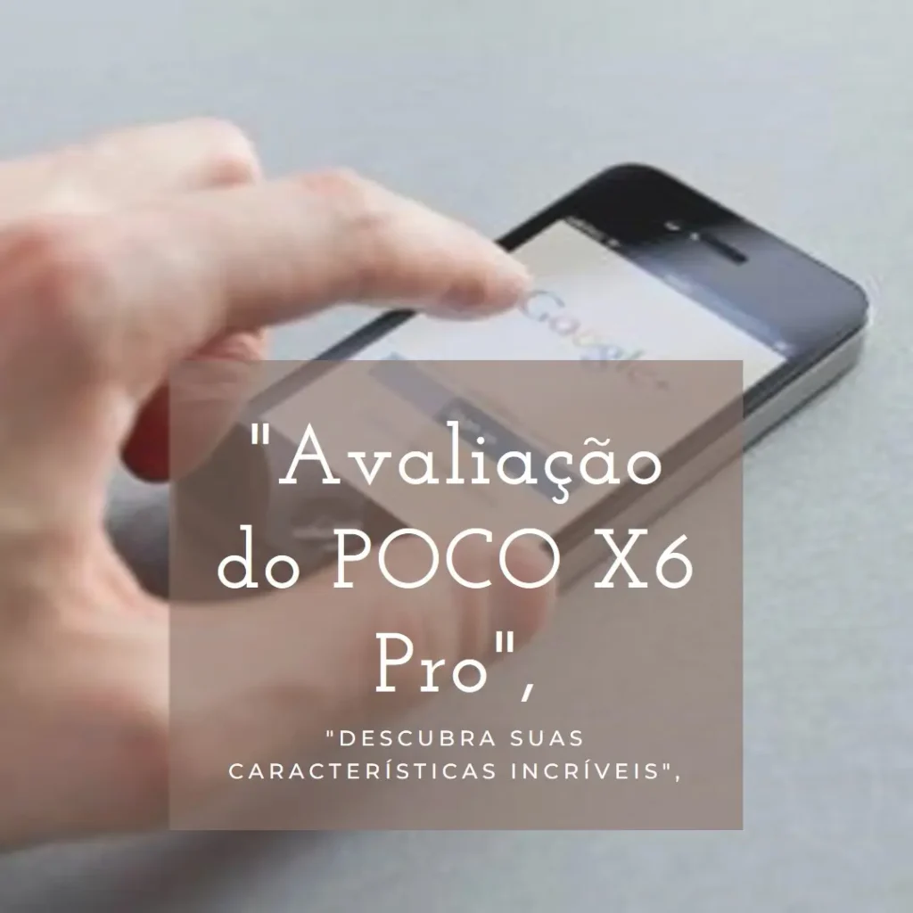 Smartphone Xiaomi POCO X6 Pro 5G com 12GB, 512GB e Dimensity 8300