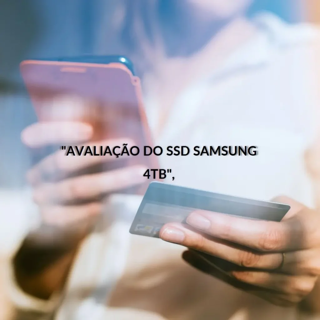 SAMSUNG SSD T5 EVO 4TB: Velocidade e Portabilidade em Armazenamento Externo