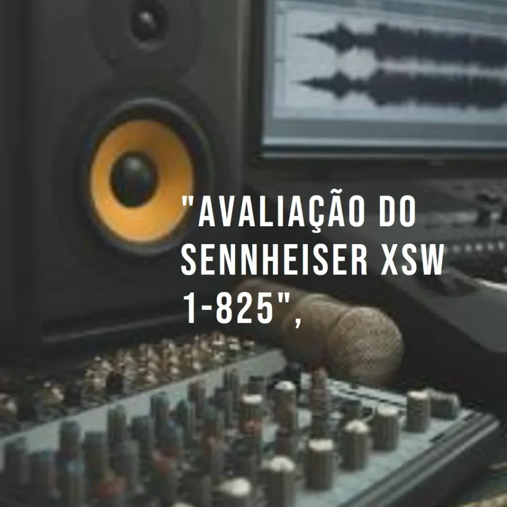 Sennheiser Pro Audio Sistema de Microfone Sem Fio XSW 1-825 Dual: Desempenho e Versatilidade