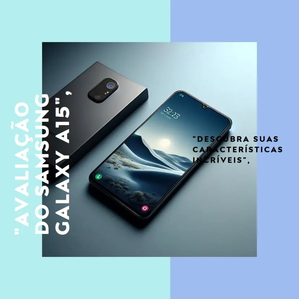 Celular Samsung Galaxy A15 5G 128GB, 4GB RAM, Tela Infinita 6.5"