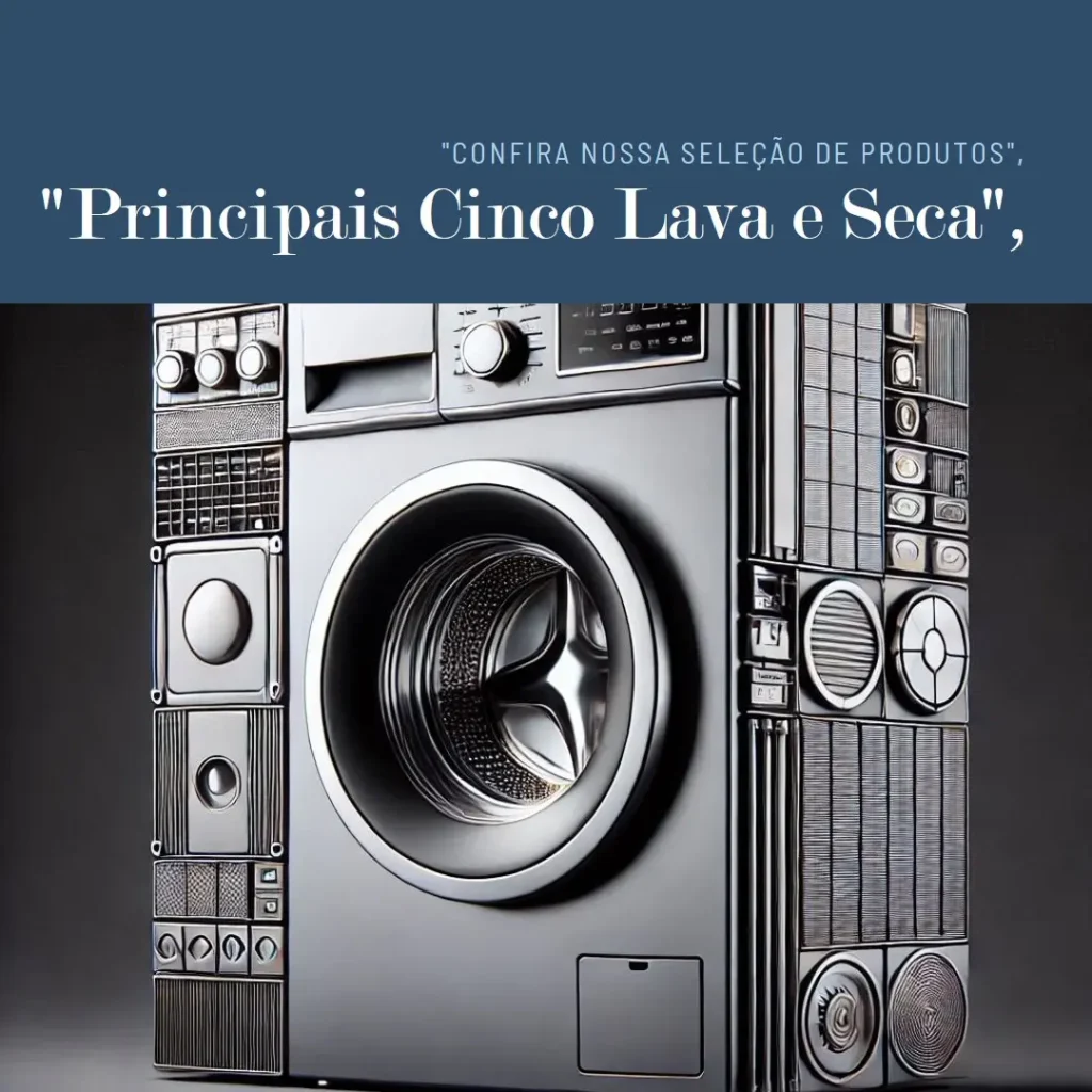 Principais Cinco lava e seca 8kg
