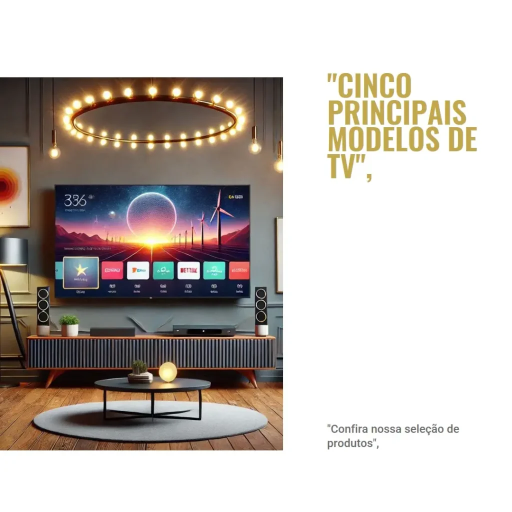 Cinco Principais Modelos de smart TV 32” AOC Roku