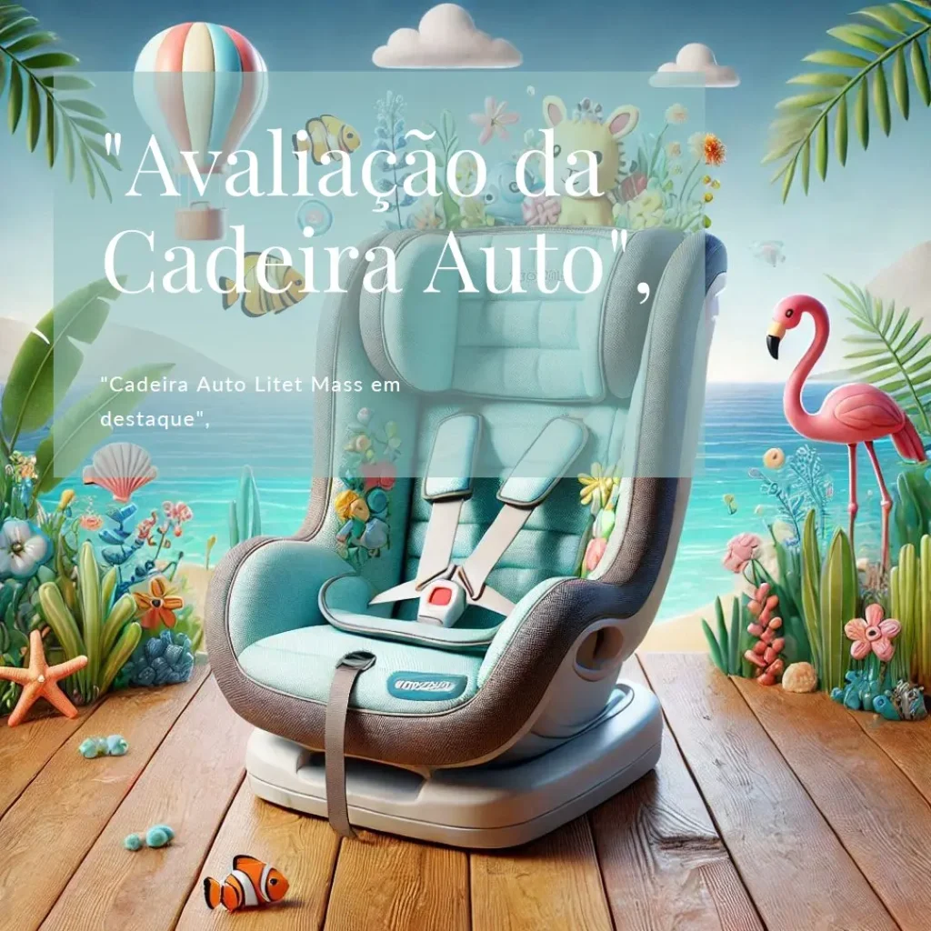 Cadeira Para Auto 0-36 Kg Litet Mass Preta e Cinza - BB458: Conforto e Segurança Para Seu Filho