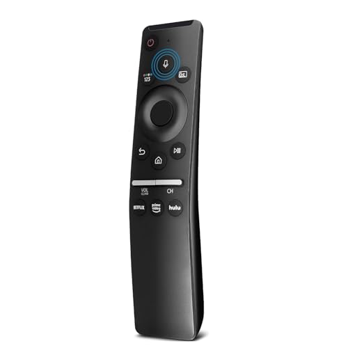 ECONTROLLY Controle remoto por voz BN59-01312A compatível com Smart TVs curvas Samsung 4K 8K Crystal UHD LED QLED HDR Q60 Q70 Q80 Q90 8 Series 9 Series TU8000 AU8000 CU7000 CU8000 CU8000 Samsung TV