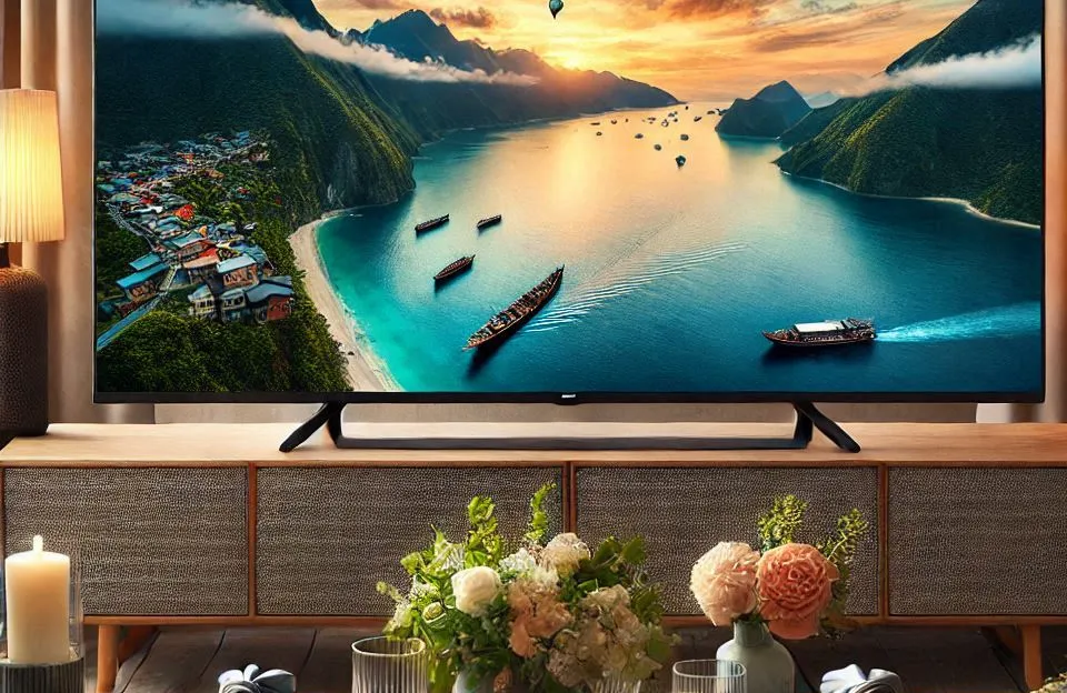 Smart TV DLED 32" HD Toshiba VIDAA: Tecnologia e Elegância
