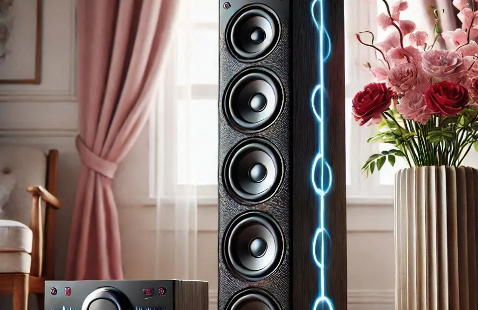 Torre de Som AIWA T1W-01B 1500W: Potência e Estilo para Sua Festa