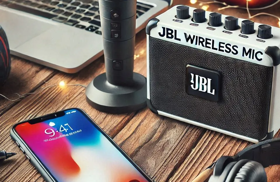 Microfone Sem Fio JBL PartyBox Wireless Mic: Qualidade e Versatilidade