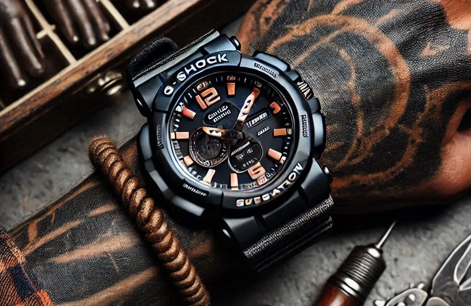 Relógio Masculino Casio G-Shock Anadigi GA-100-1A1DR: Resistente e Versátil