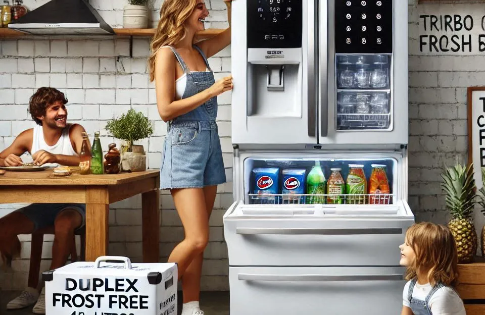 Geladeira Duplex Frost Free 461 litros A+++ com Turbo Control e Fresh Box