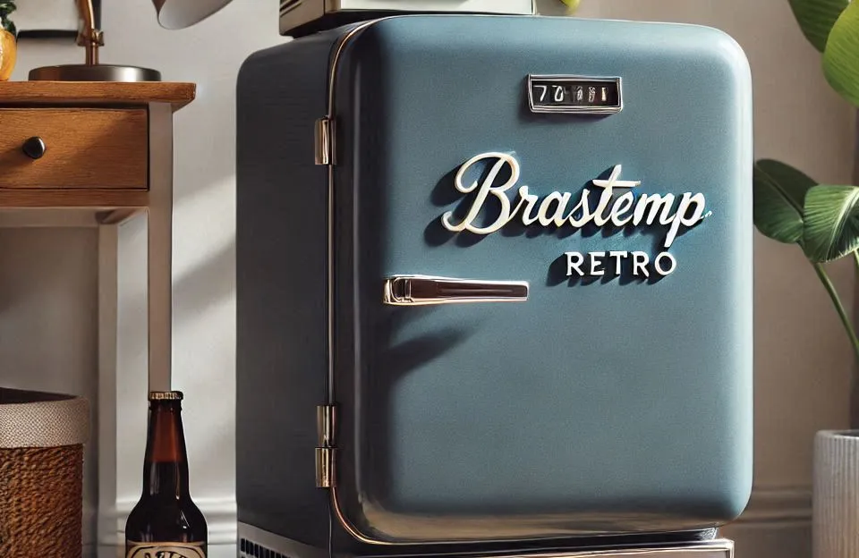 Frigobar Brastemp Retrô 76 Litros Midnight Blue – Compacto e Elegante