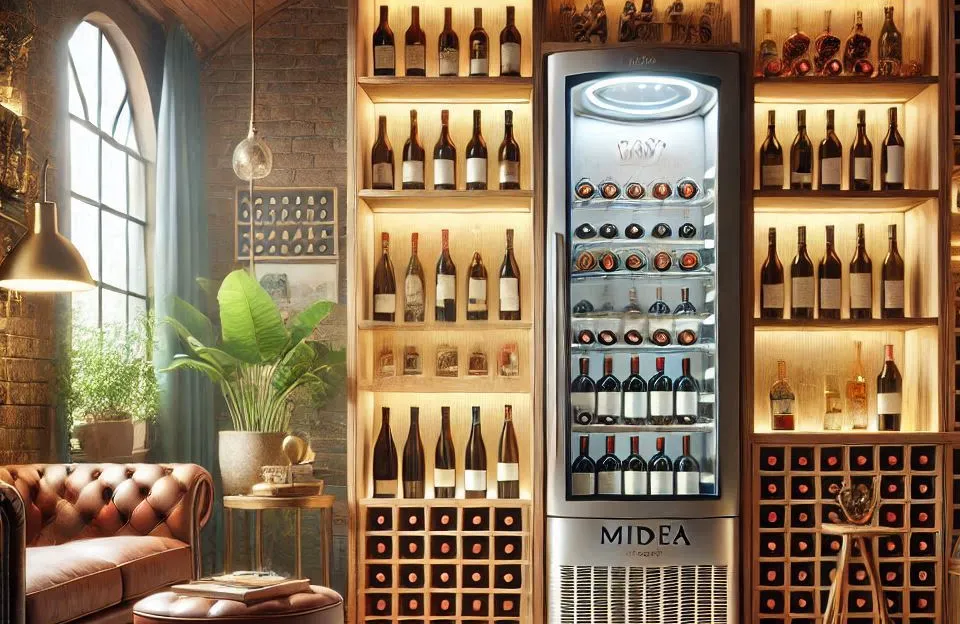 Adega Midea 24 Garrafas: Funcionalidade e Elegância para Seus Vinhos