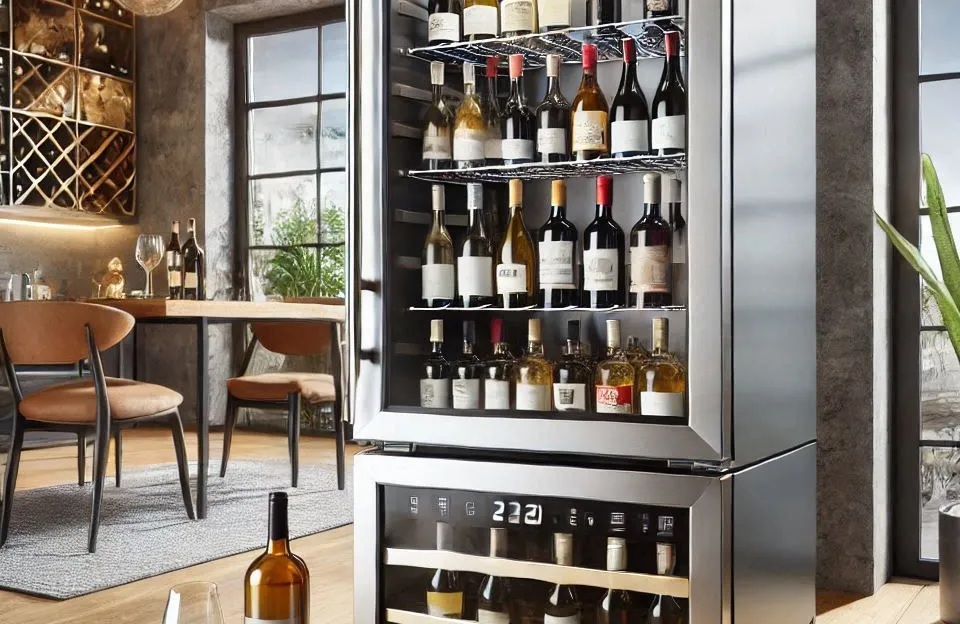 Adega Climatizada 24 Garrafas EOS Premium com Porta de Vidro e Inox