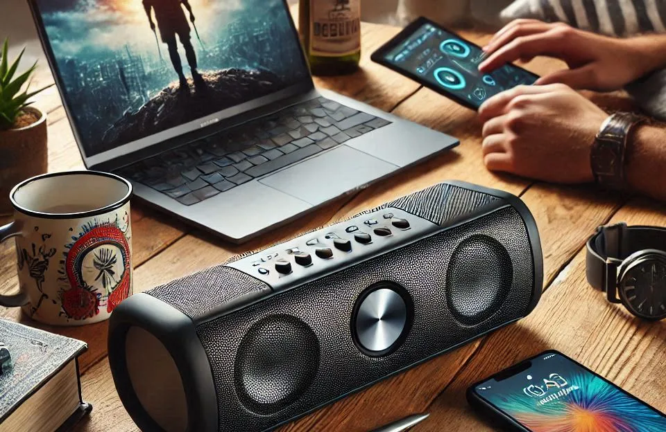 Caixa de Som Bluetooth WAAW HYPERBOOM 1000: Potência e Versatilidade