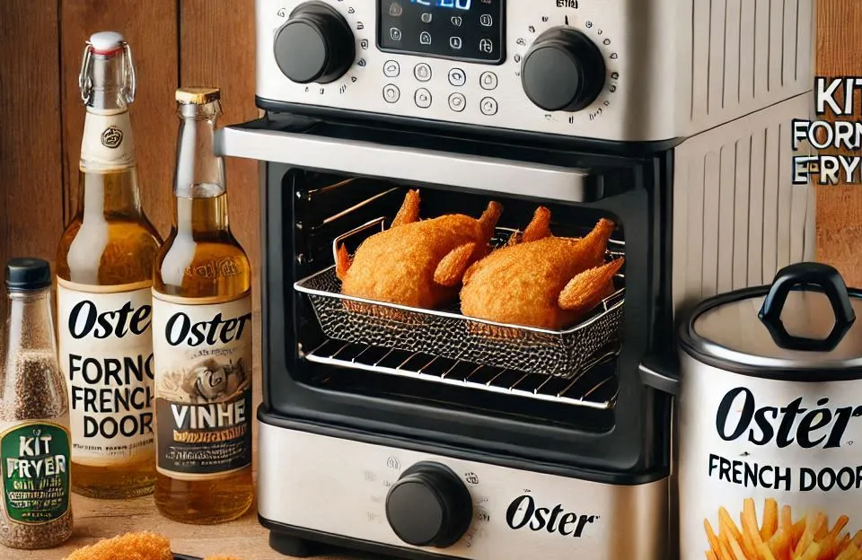 Kit Forno e Fryer French Door com Kit para Vinho Oster: Tecnologia e Praticidade na Sua Cozinha
