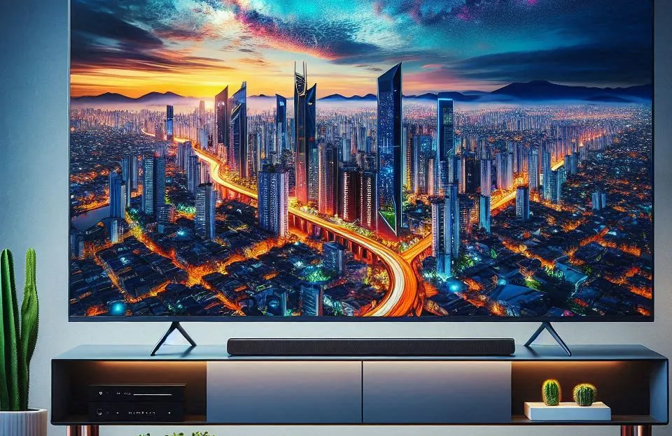 Smart TV HQ 50" UHD com Tela Sem Bordas e Android 13