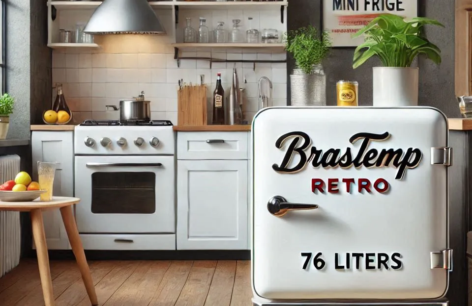 Frigobar Brastemp Retrô 76 Litros Classic White