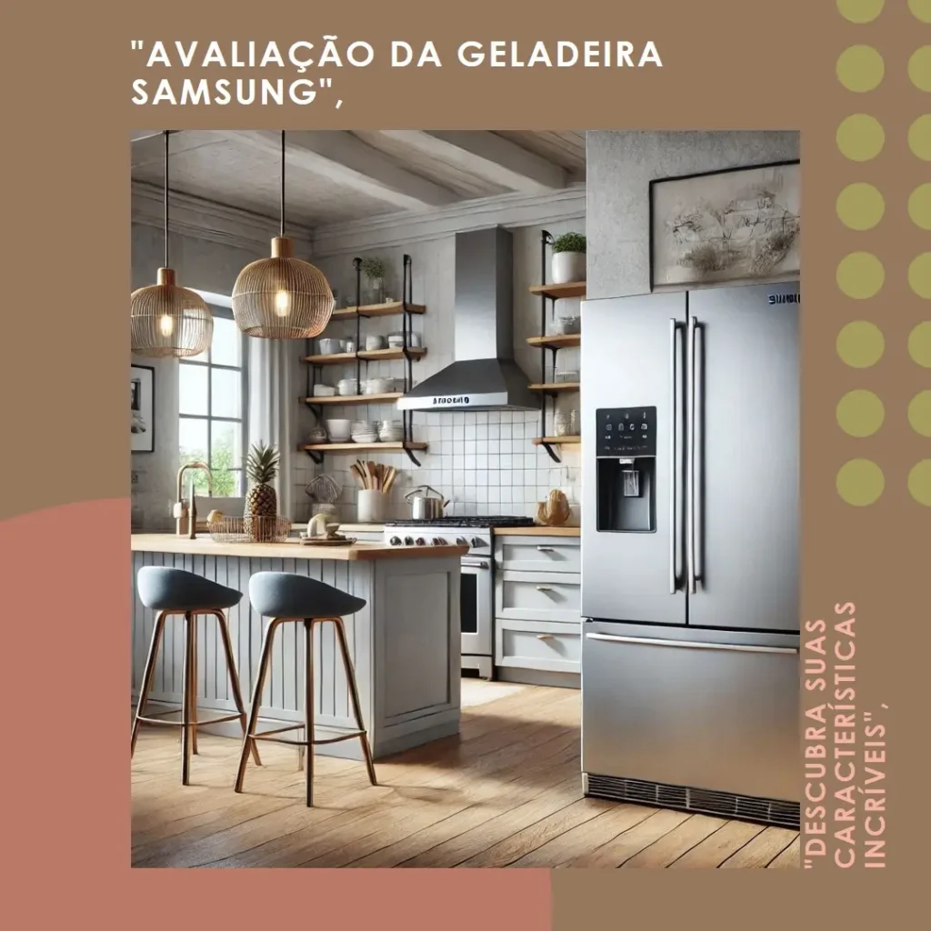 Geladeira Samsung RF49A Inverter Frost Free 3 Portas: Alta Capacidade e Eficiência