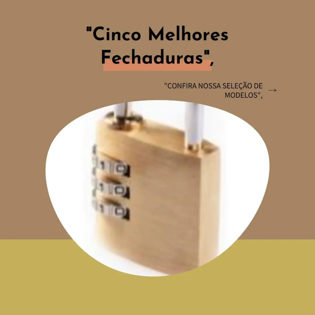 Cinco Melhores Modelos de fechadura biométrica digital