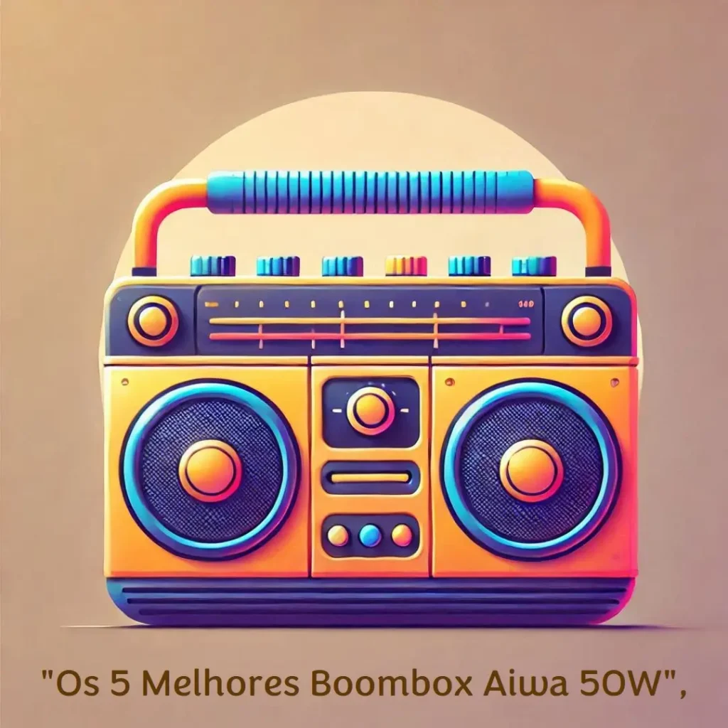 5 Melhores Modelos de boombox aiwa 50w
