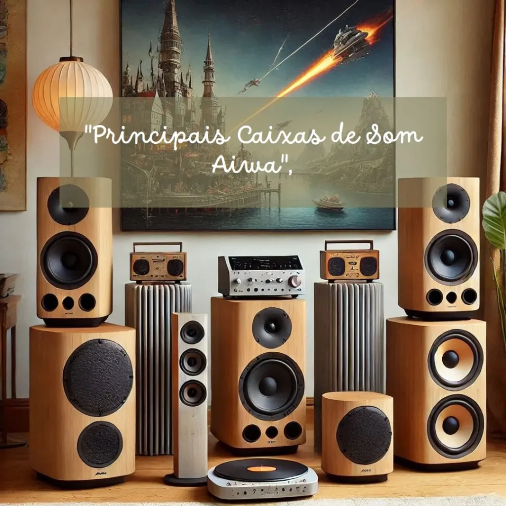 Principais Cinco  caixas de som aiwa
