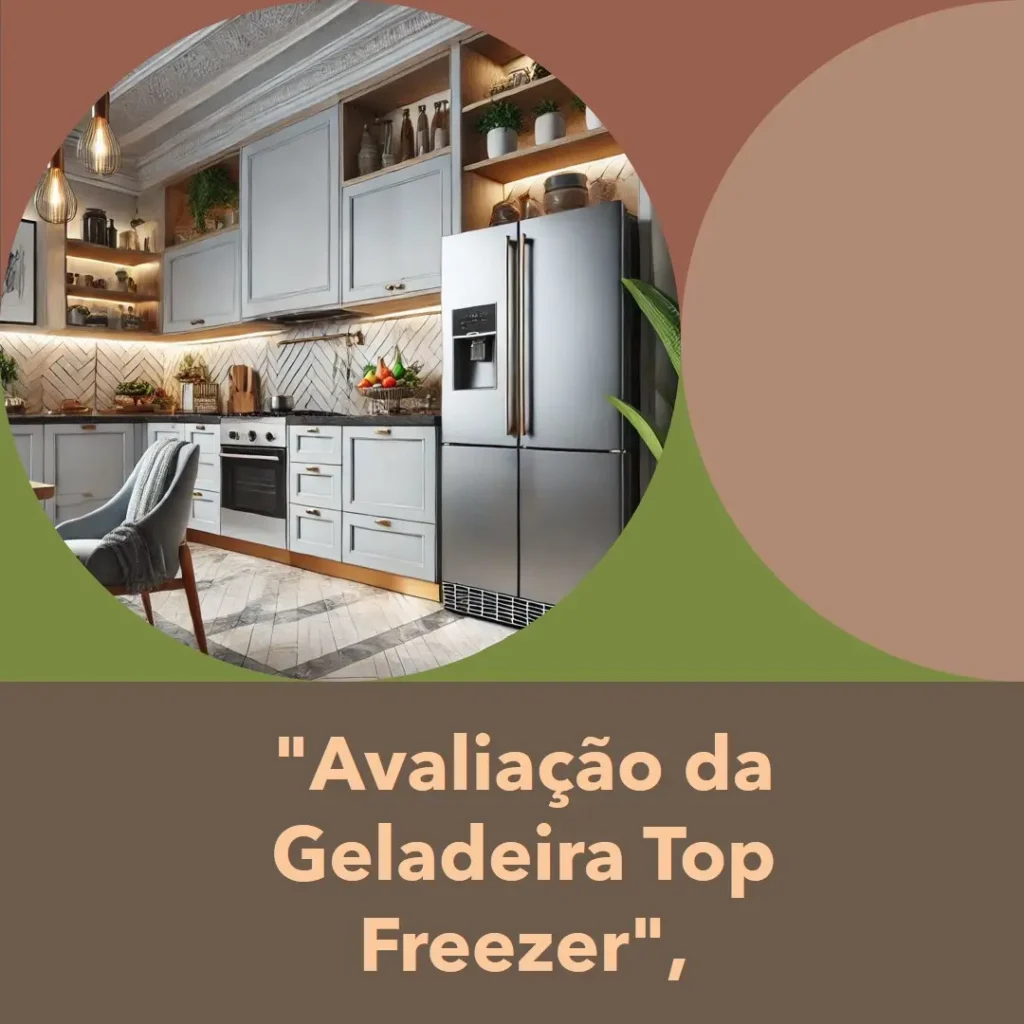 Geladeira Top Freezer 431L: Espaço e Tecnologia para Sua Cozinha