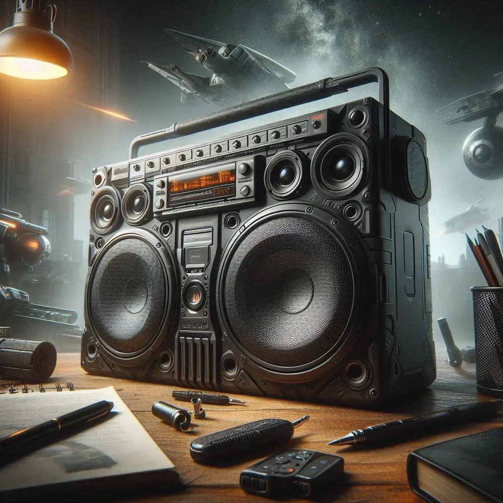 Caixa de Som Boombox AIWA BBS-01-B 200W: Potência e Durabilidade