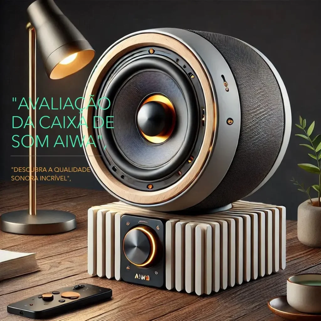 Caixa de Som PartyBox AIWA PB-05: Potência e Estilo para suas Festas