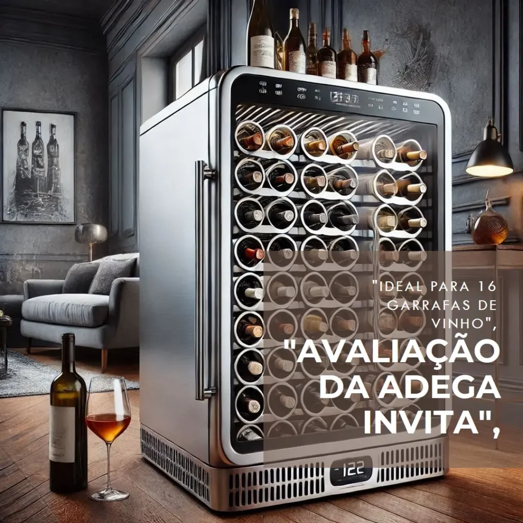 Adega Invita 16 Garrafas Inox Bivolt: Compacta e Elegante