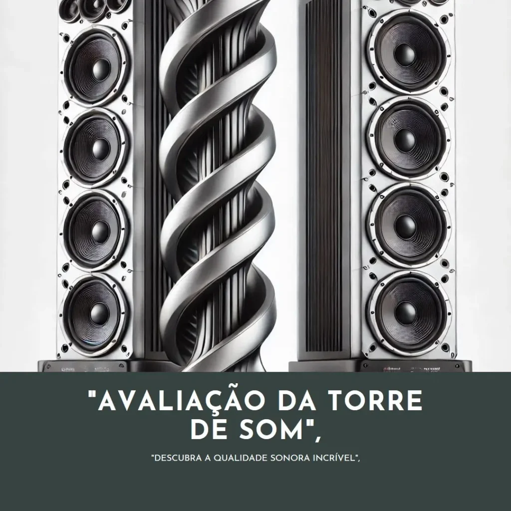 Torre de Som AWS-T1W-02 Bluetooth: Potência e Conectividade