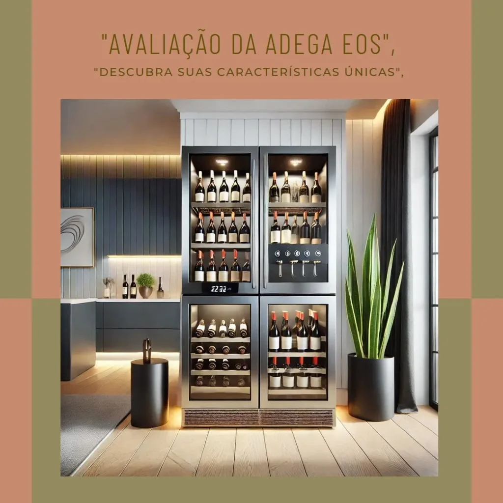 Adega Climatizada 33 Garrafas Dual Zone Eos Premium Compressor