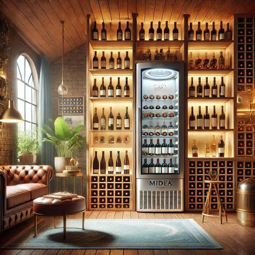 Adega Midea 24 Garrafas: Funcionalidade e Elegância para Seus Vinhos