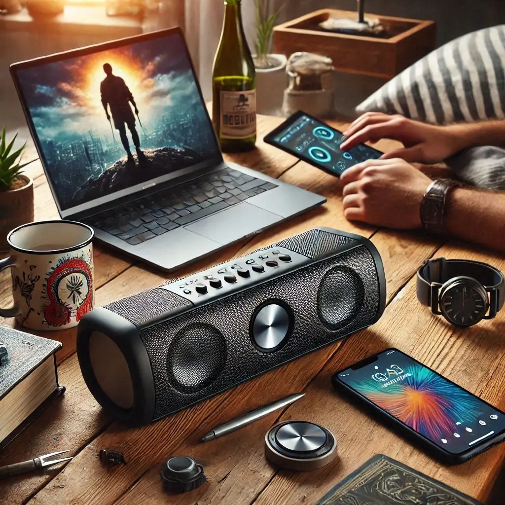 Caixa de Som Bluetooth WAAW HYPERBOOM 1000: Potência e Versatilidade