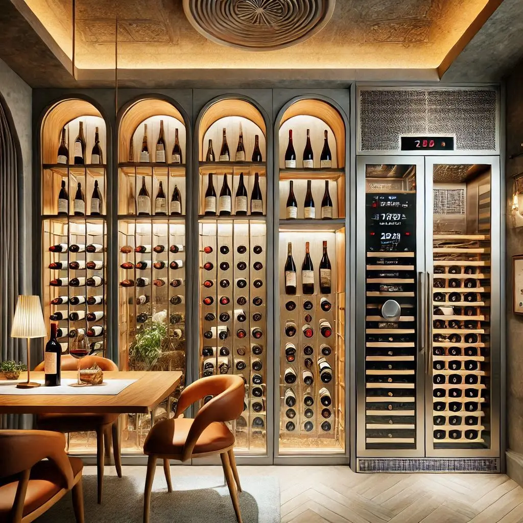 Adega de Vinhos Climatizada 18 Garrafas com Display e Sistema Termoelétrico