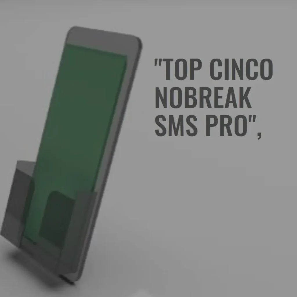 Top Cinco nobreak sms pro
