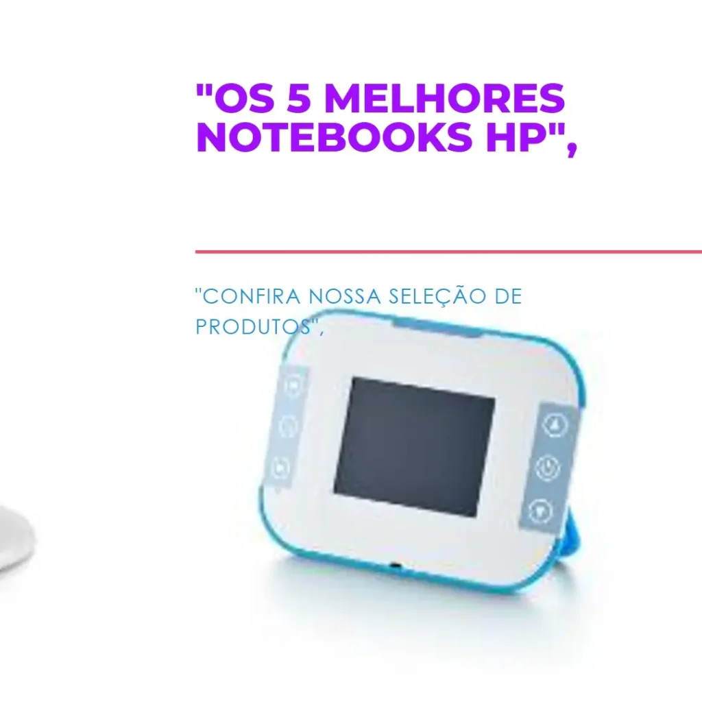 Lista de 5 Melhores: notebook HP probook