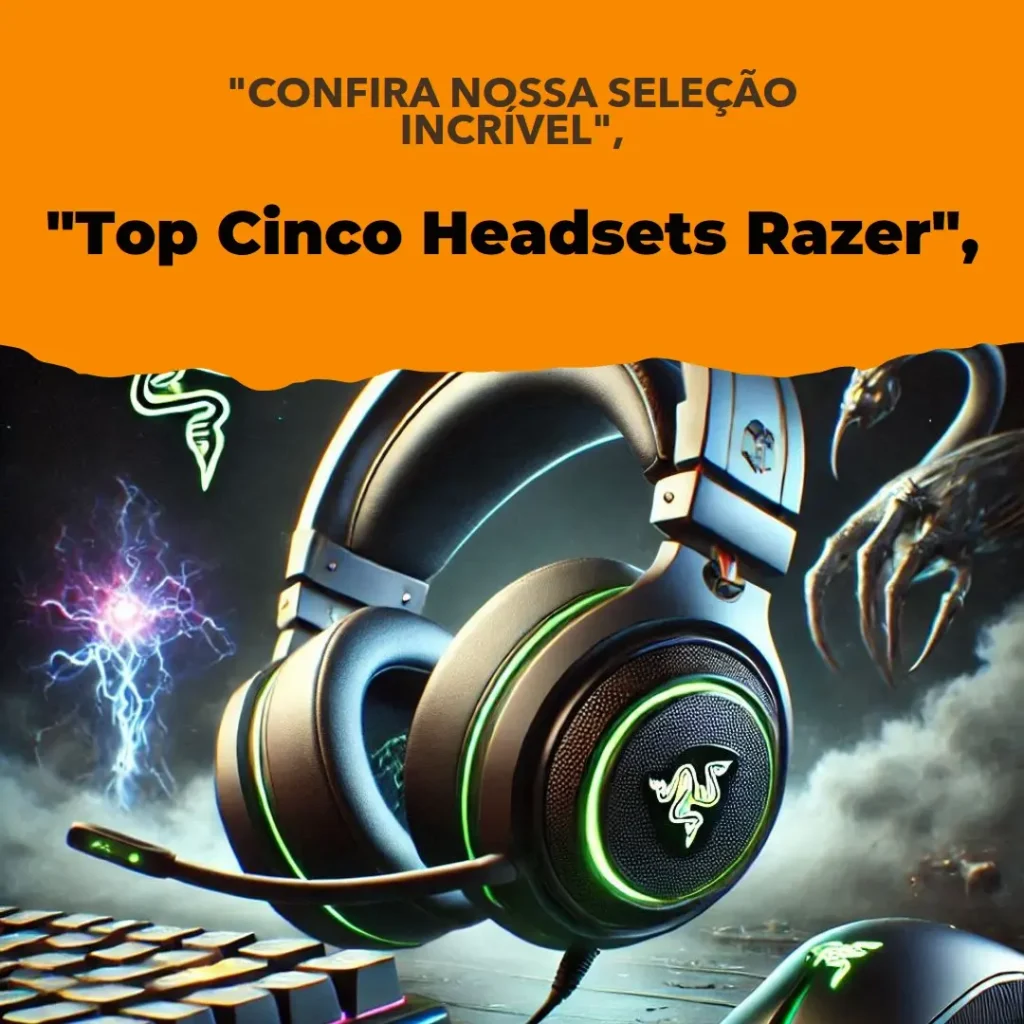 Top Cinco Razer headset kraken 7.1