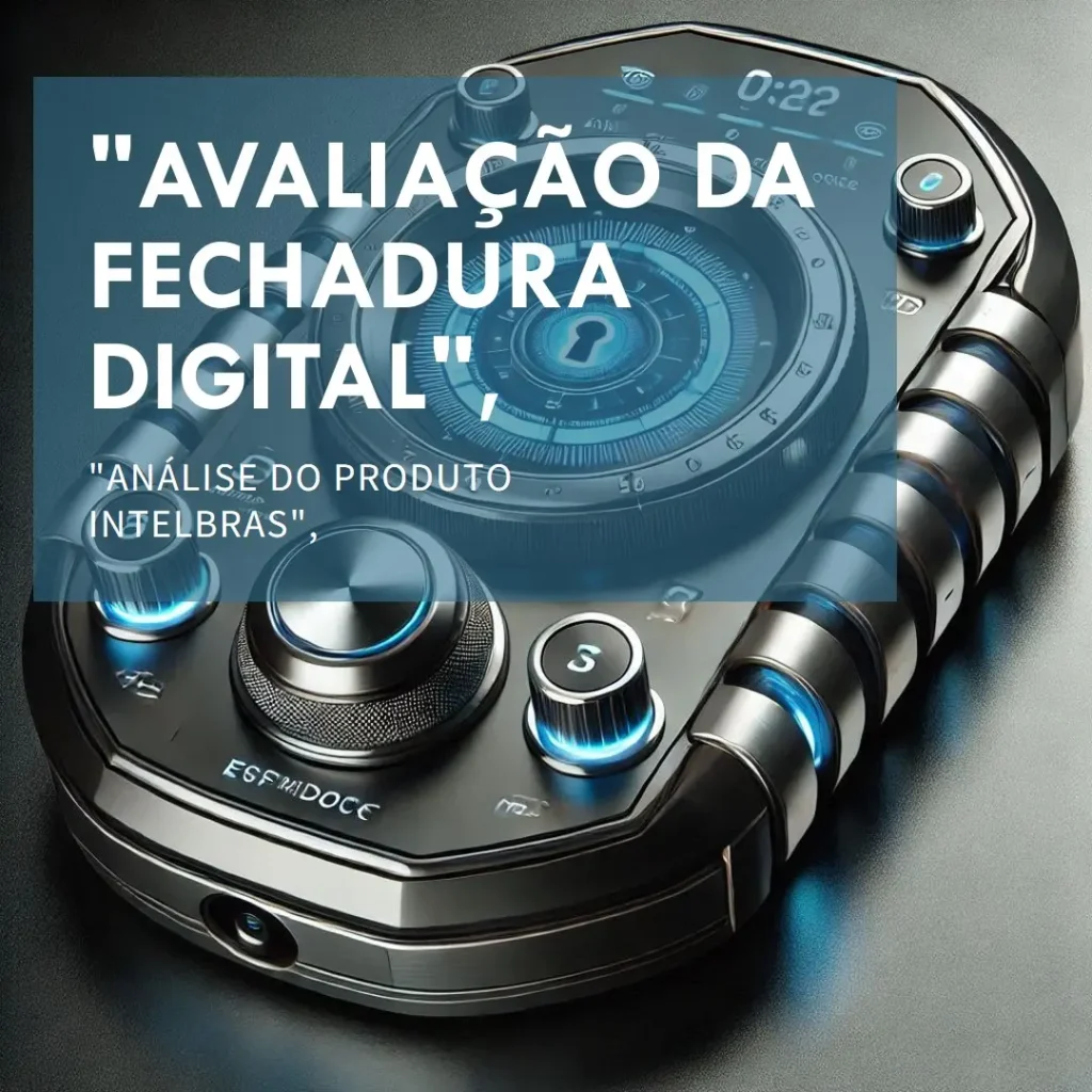 Fechadura Digital Inteligente de Embutir MFV 3000 Intelbras