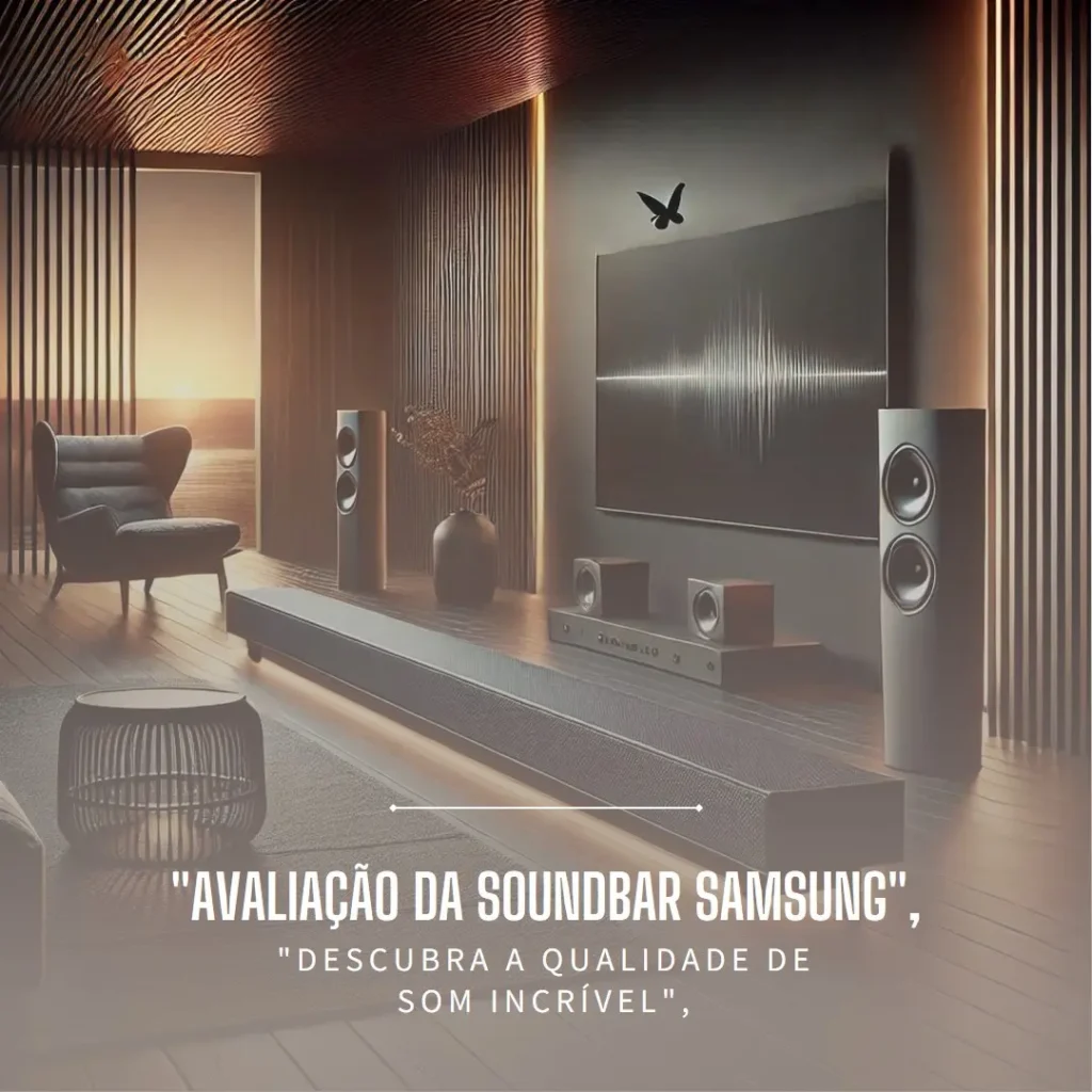 Soundbar Samsung HW-B550: Áudio Potente e Design Elegante