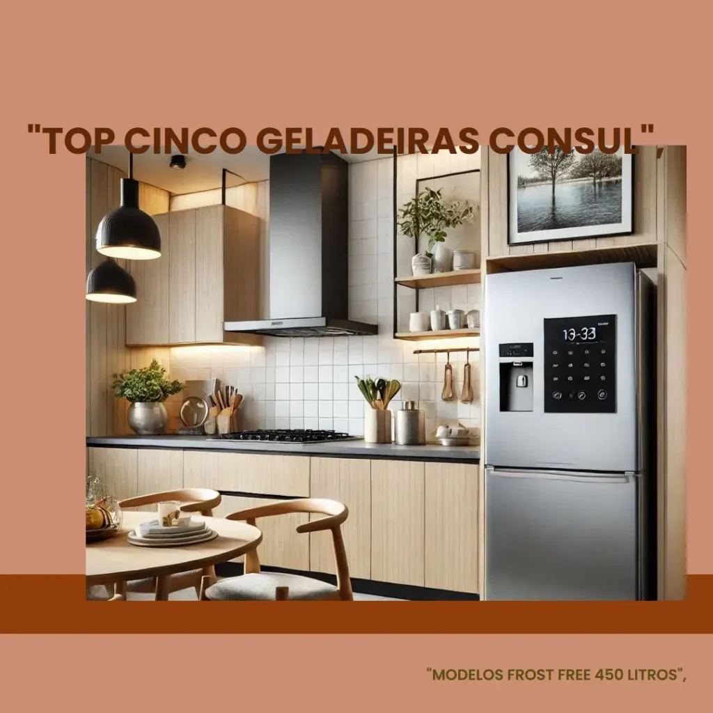 Top Cinco Modelos de geladeira Consul frost free 450 litros