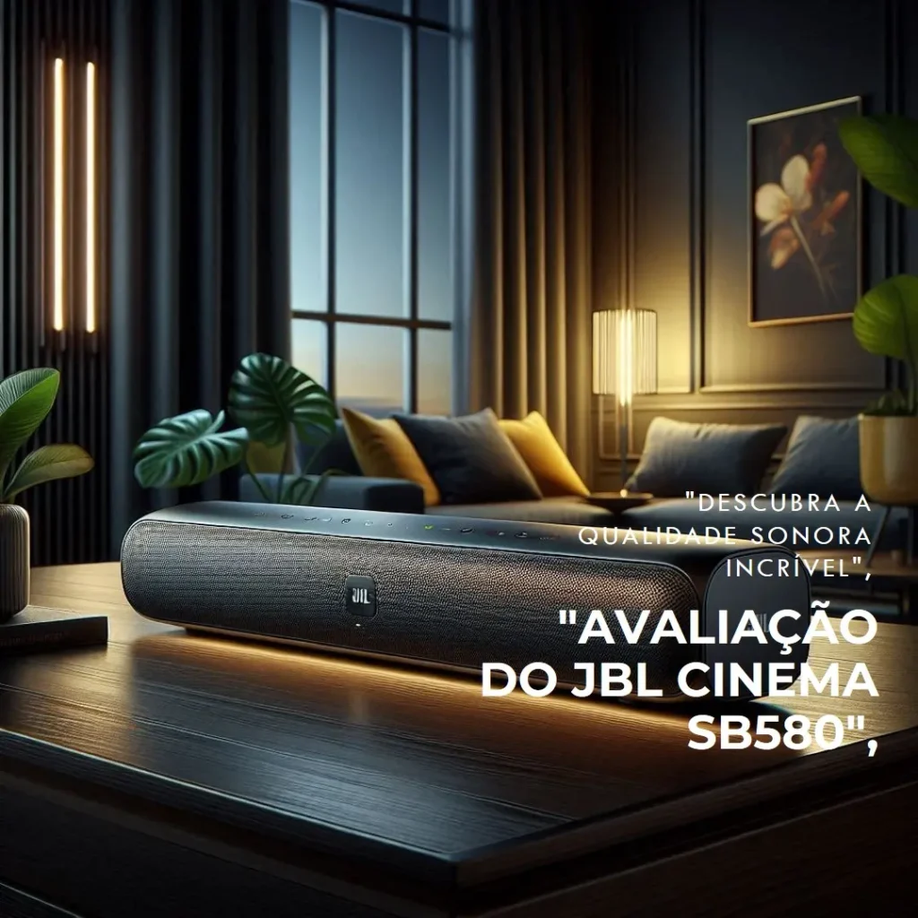 JBL Cinema SB580: Experiência de Cinema em Casa com Som Poderoso
