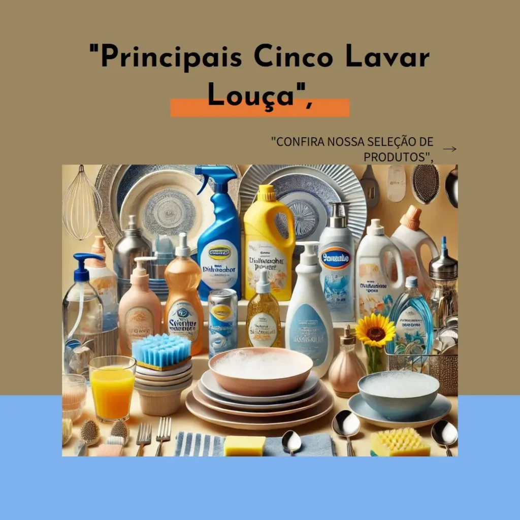 Principais Cinco lavar louça