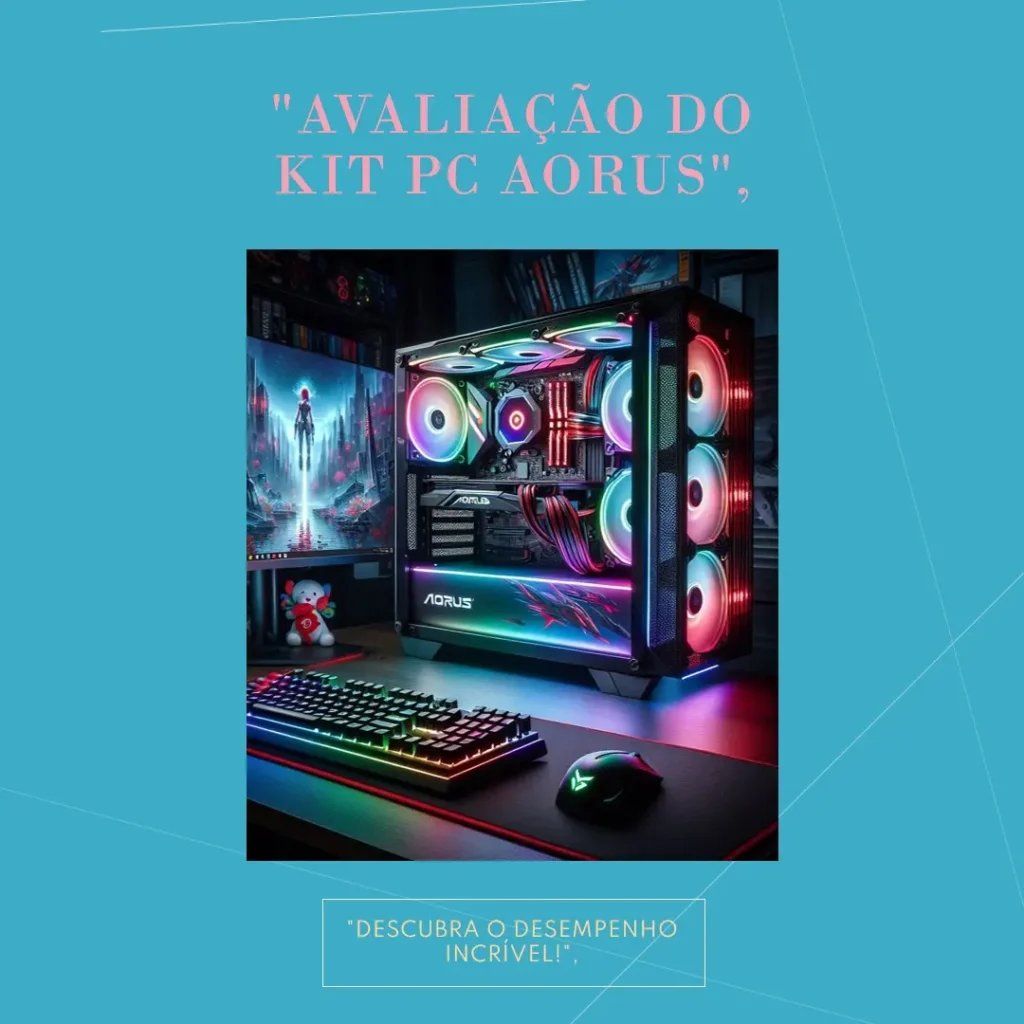 Kit de PC DIY AORUS Stealth 500: Potência e Desempenho Excepcionais