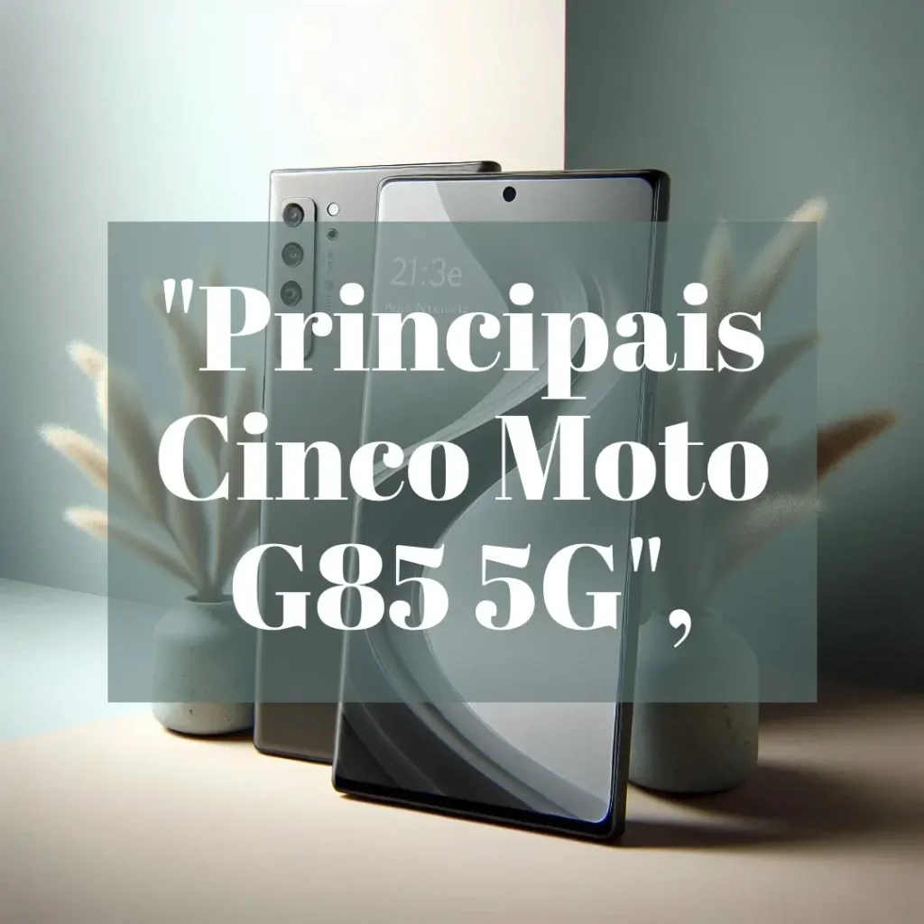 Principais Cinco Moto G85 5g 256 gb