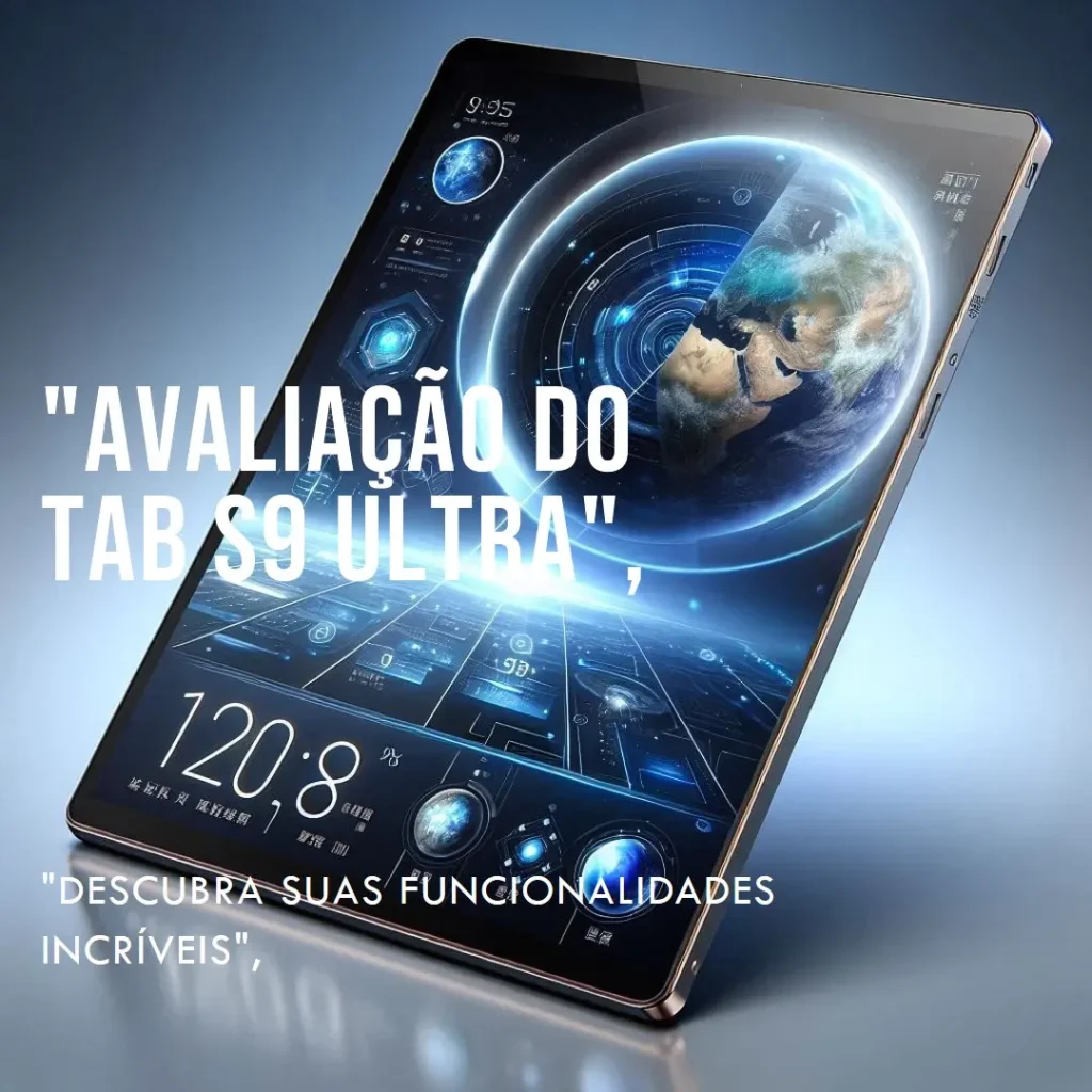 Galaxy Tab S9 Ultra: Tela 14.6", 512GB e Performance Avançada