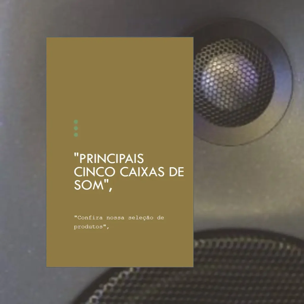 Principais Cinco caixa de som Xiaomi 16w
